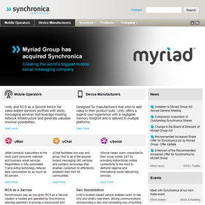 Myriad Website