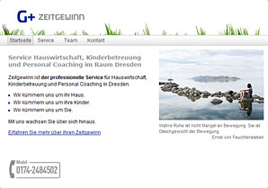 Zeitgewinn Website